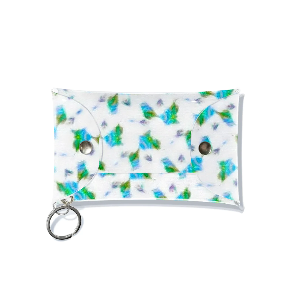 【ホラー専門店】ジルショップの絵画風さわやかグリーン Mini Clear Multipurpose Case