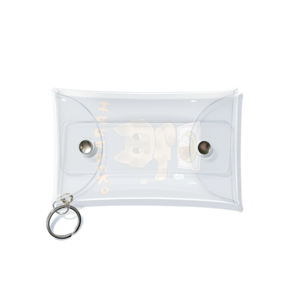 GURINERO STOREのHARAPEKO さびねこちゃん Mini Clear Multipurpose Case