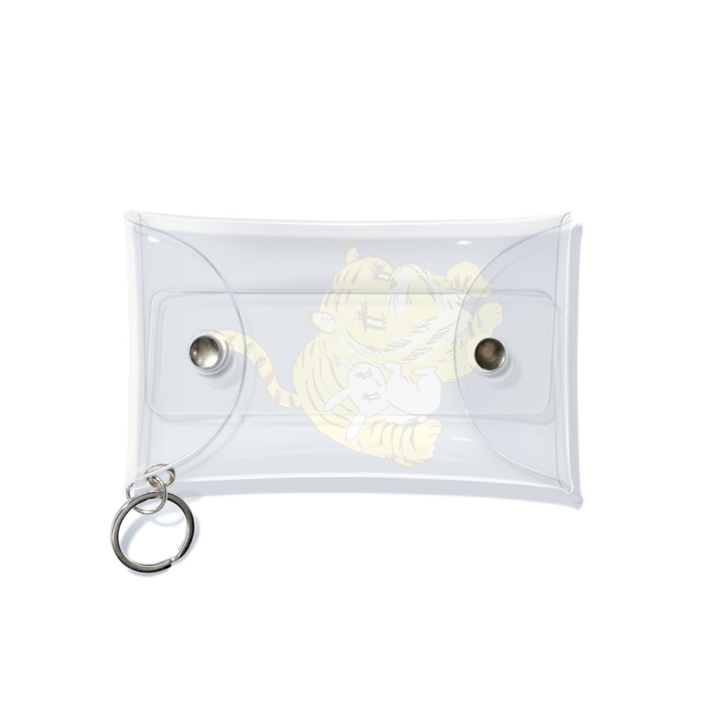 うさぎちゃんアイランドのトラちゃんとうさぎちゃん Mini Clear Multipurpose Case
