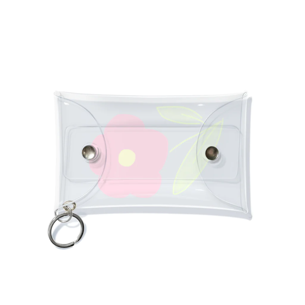 RIBBONSのお花（カラフル） Mini Clear Multipurpose Case