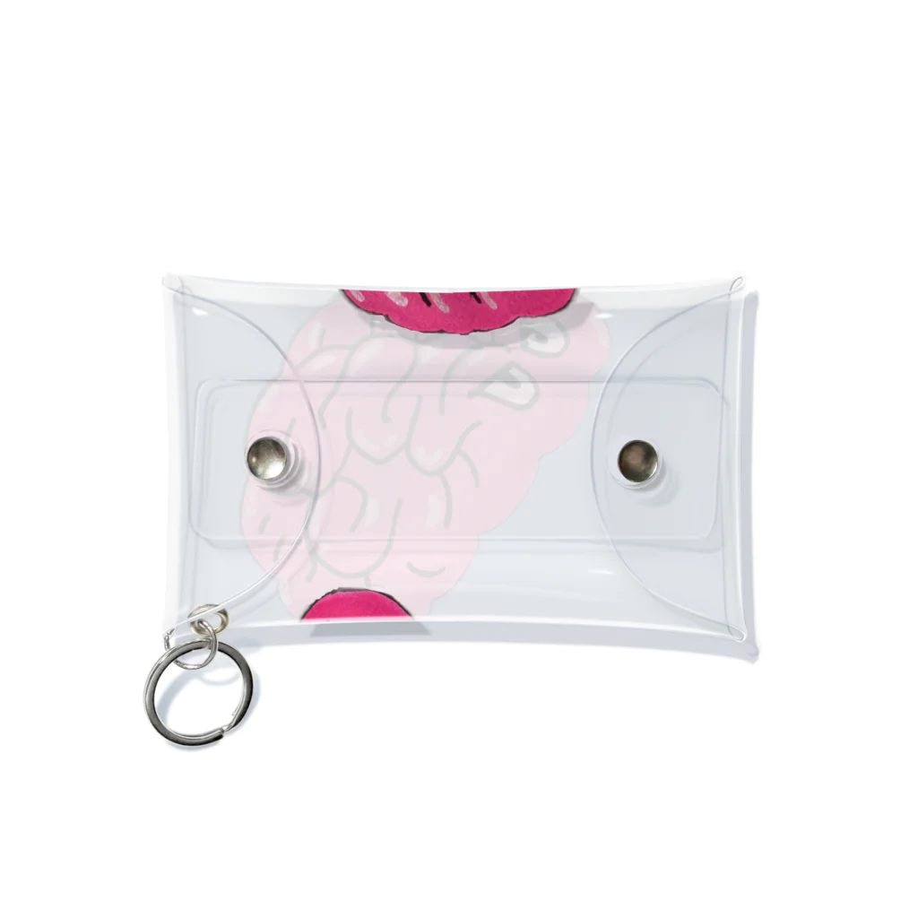 ぷるぷる脳みそちゃんのぷるぷる脳みそちゃん Mini Clear Multipurpose Case