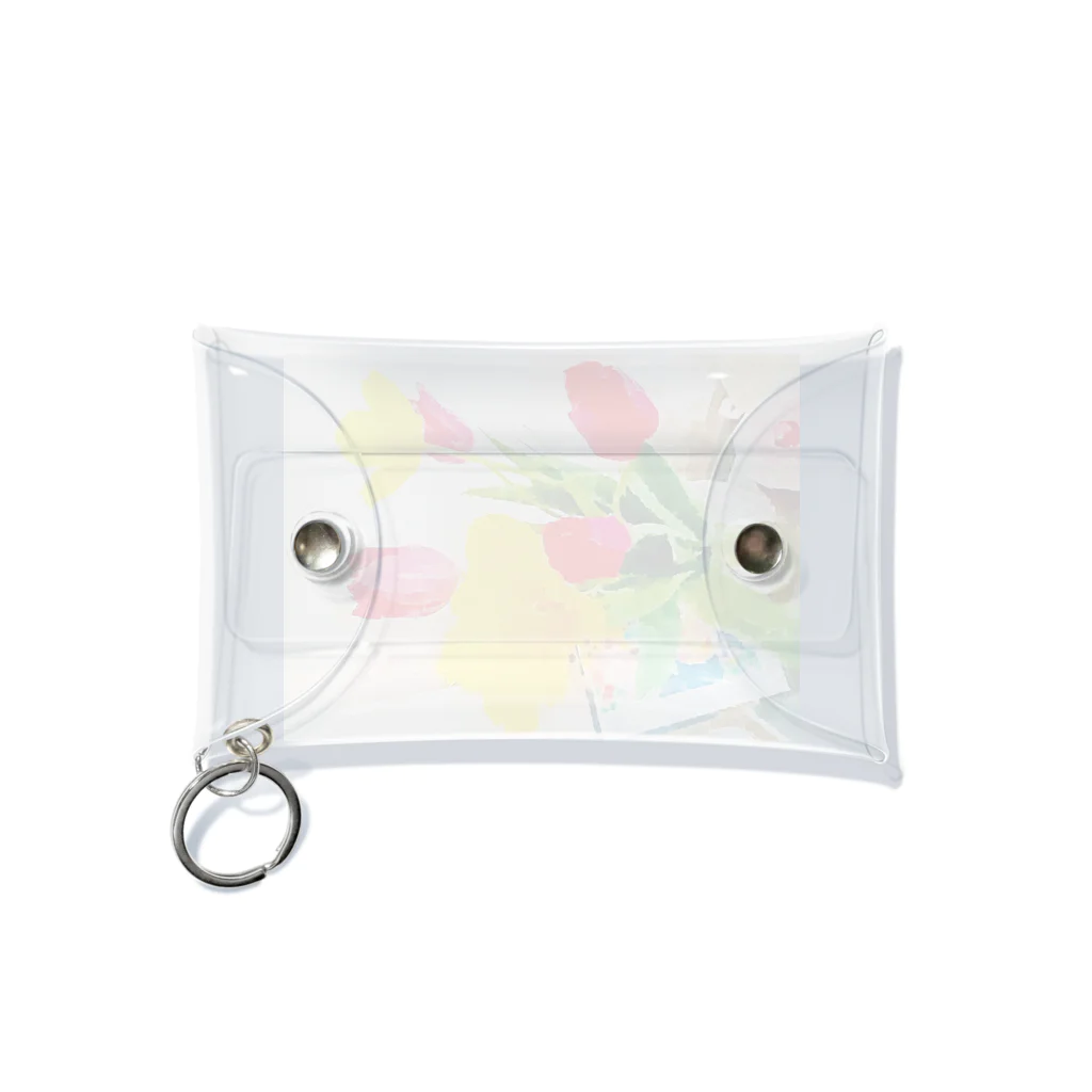 Hanamusubi001の水彩画風チュウリップ Mini Clear Multipurpose Case