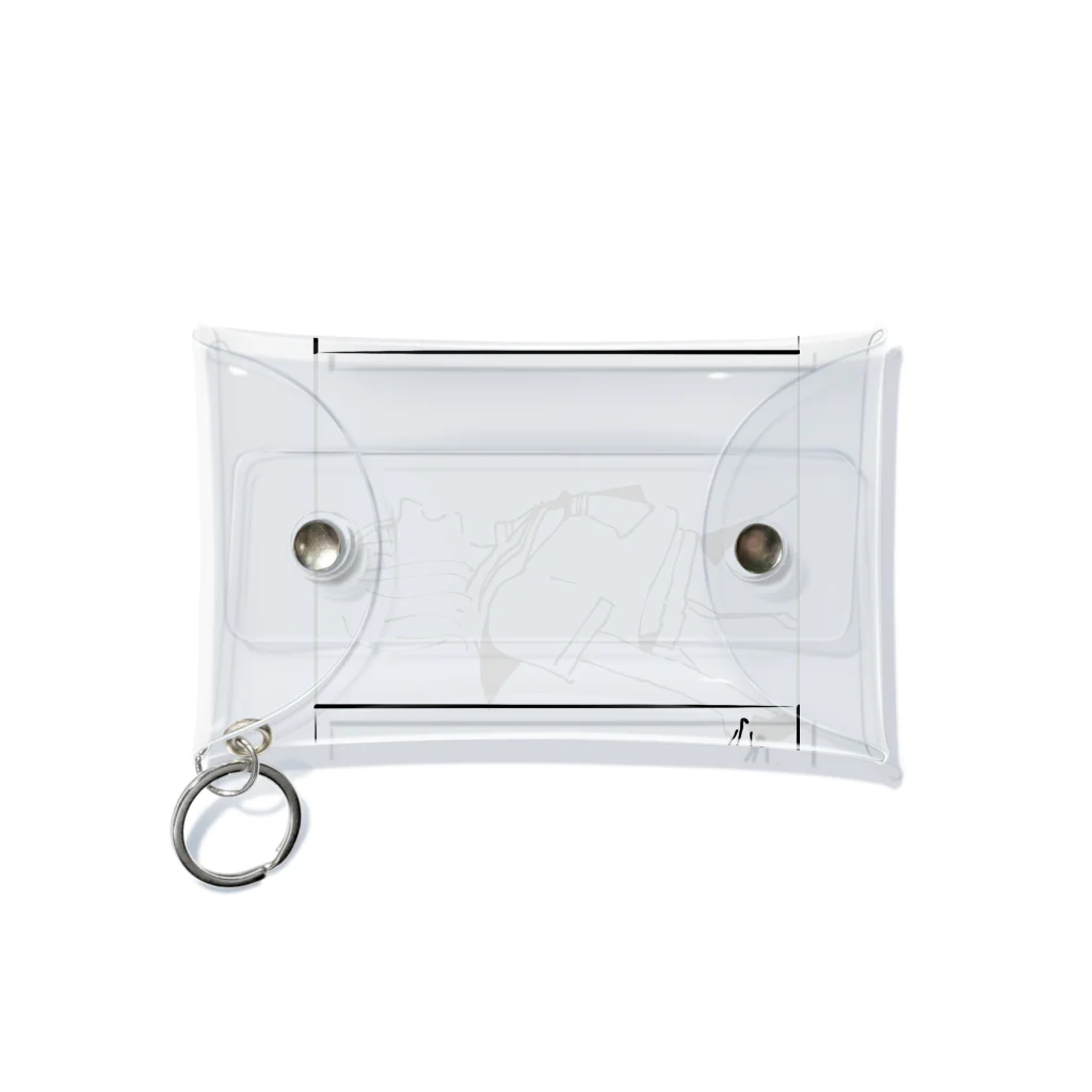 及川の森の少年 Mini Clear Multipurpose Case