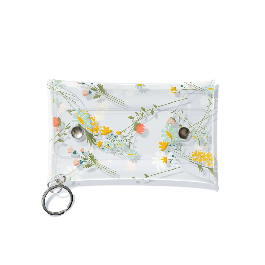 orange_honeyの花柄5 Mini Clear Multipurpose Case