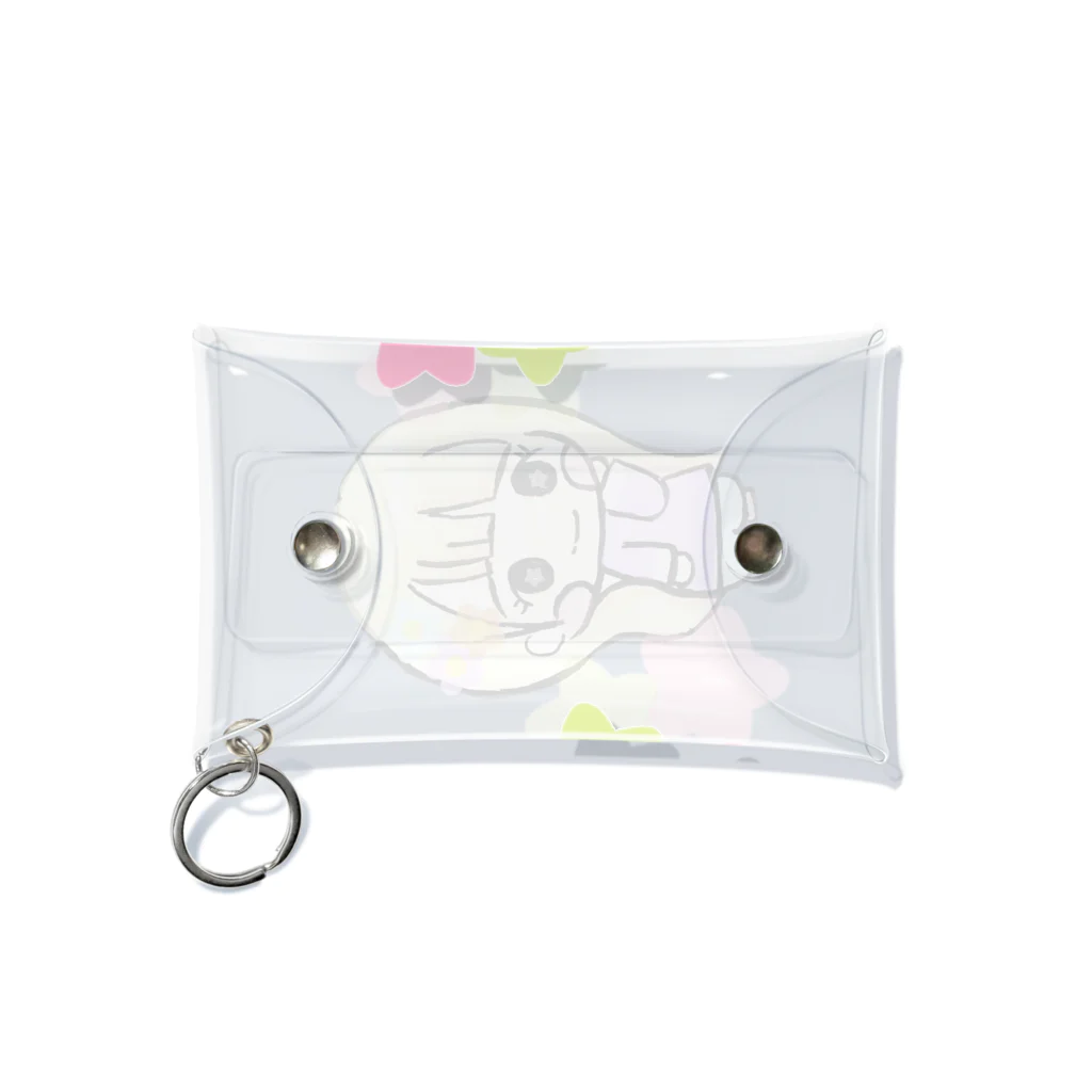 あおいとまり木のぱつきんメアリーちゃん Mini Clear Multipurpose Case