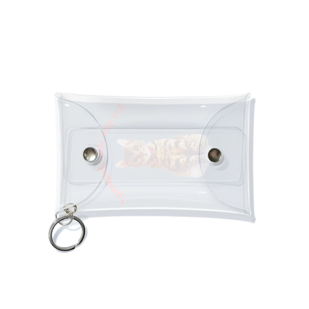 にゃんたまHOUSEのベル「まだ寝てるんですか？」 Mini Clear Multipurpose Case