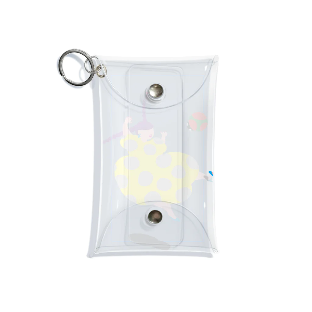 fig-treeの水玉の女02 Mini Clear Multipurpose Case