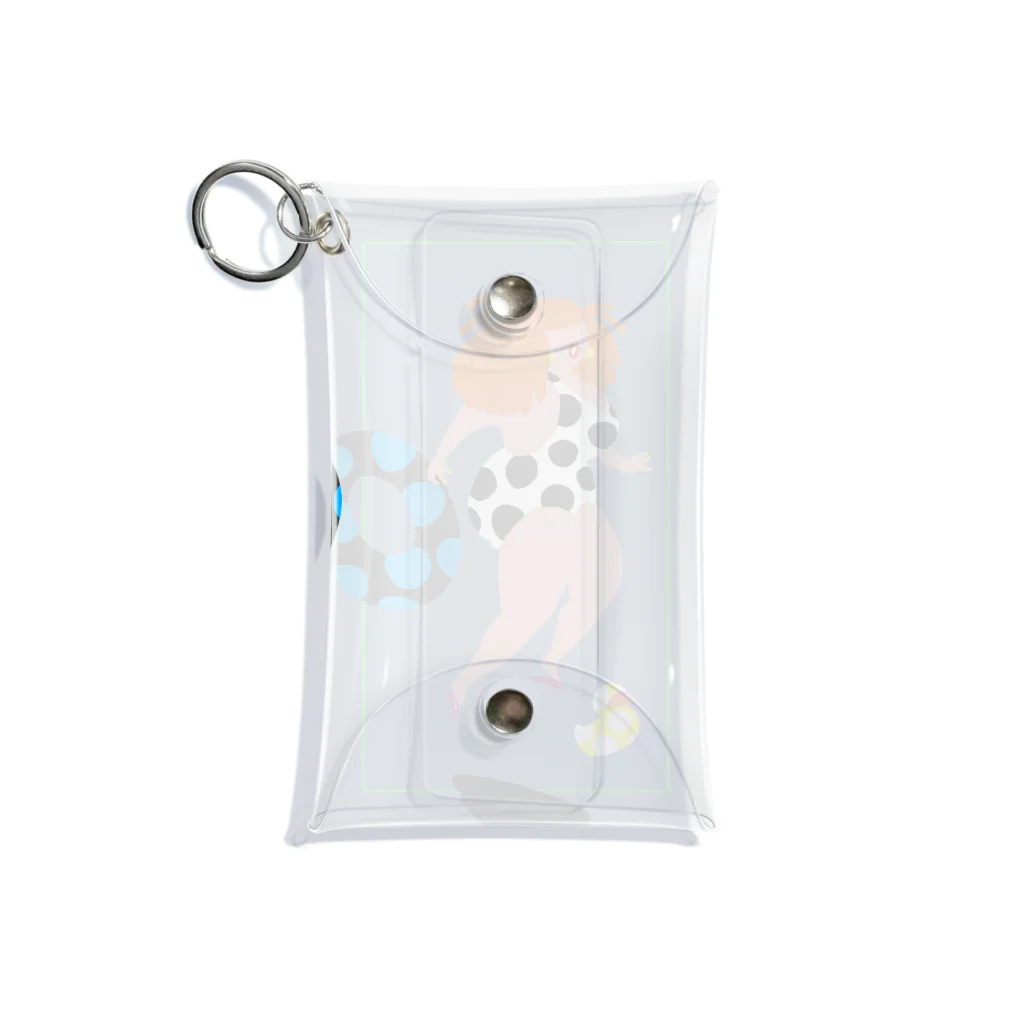 fig-treeの水玉の女03 Mini Clear Multipurpose Case