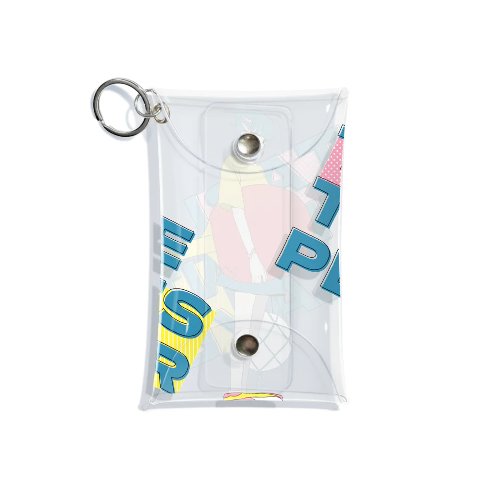 m_matsurikaのTable tennis player Mini Clear Multipurpose Case