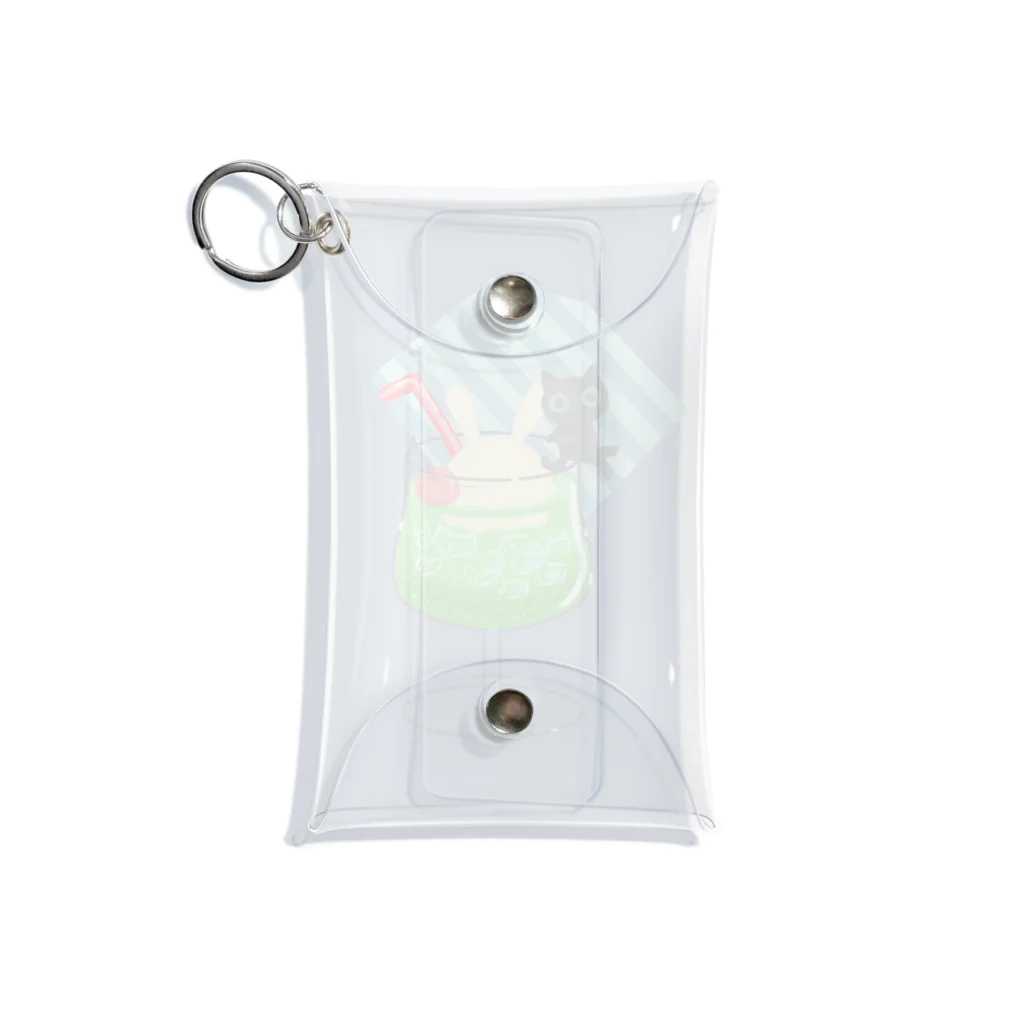 SHOP ベアたんのシュワシュワ　フチネコさん Mini Clear Multipurpose Case