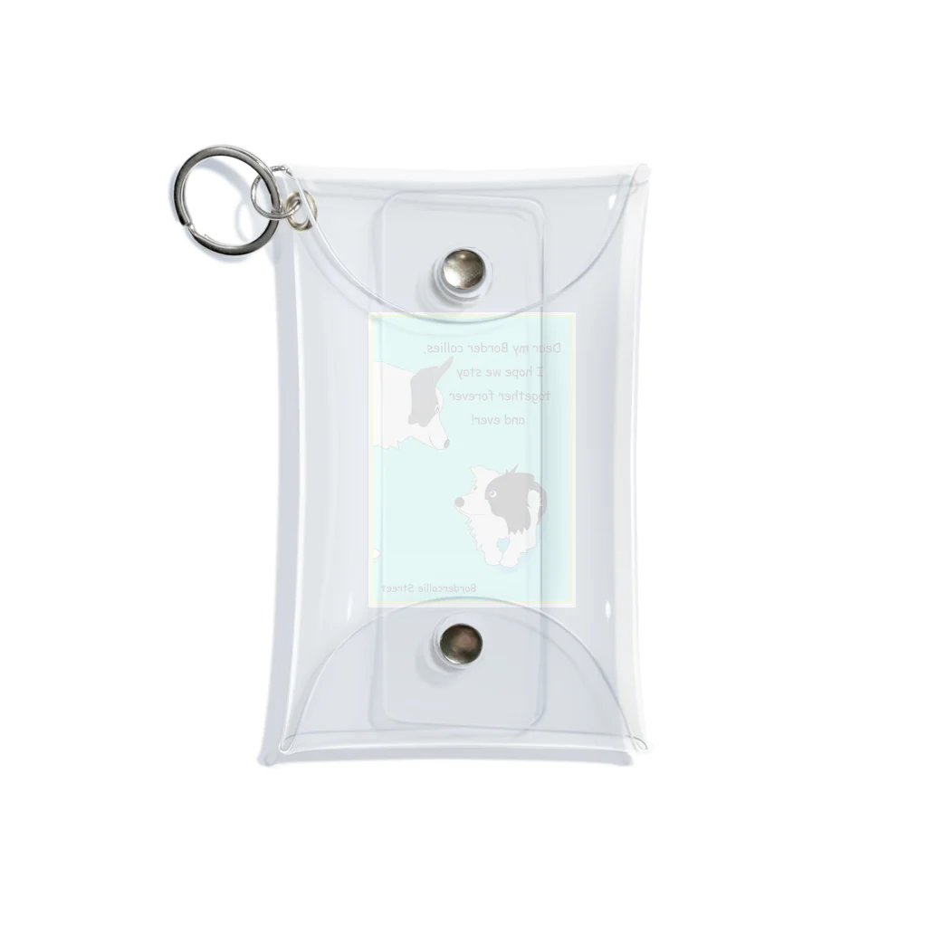 Bordercollie StreetのBorder Collie 89 Mini Clear Multipurpose Case