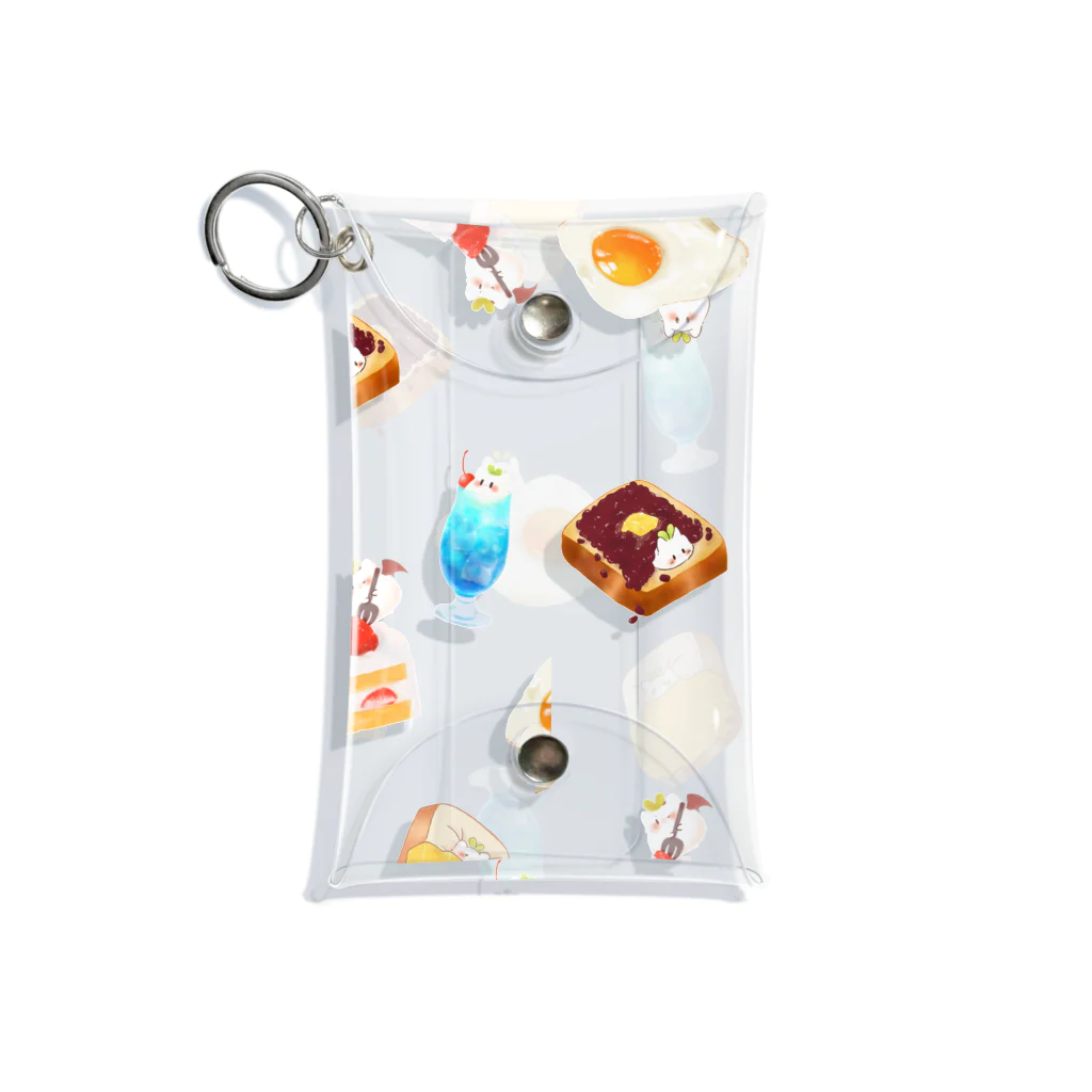 妖精のもふぅ ~mofu shop~のたべものもふぅ　クリアケース Mini Clear Multipurpose Case