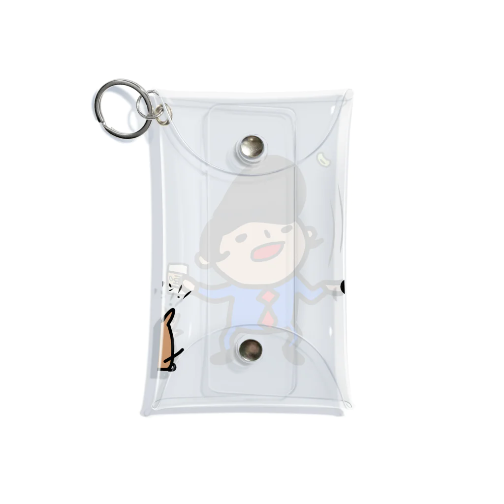 momino studio SHOPの曲食べ Mini Clear Multipurpose Case