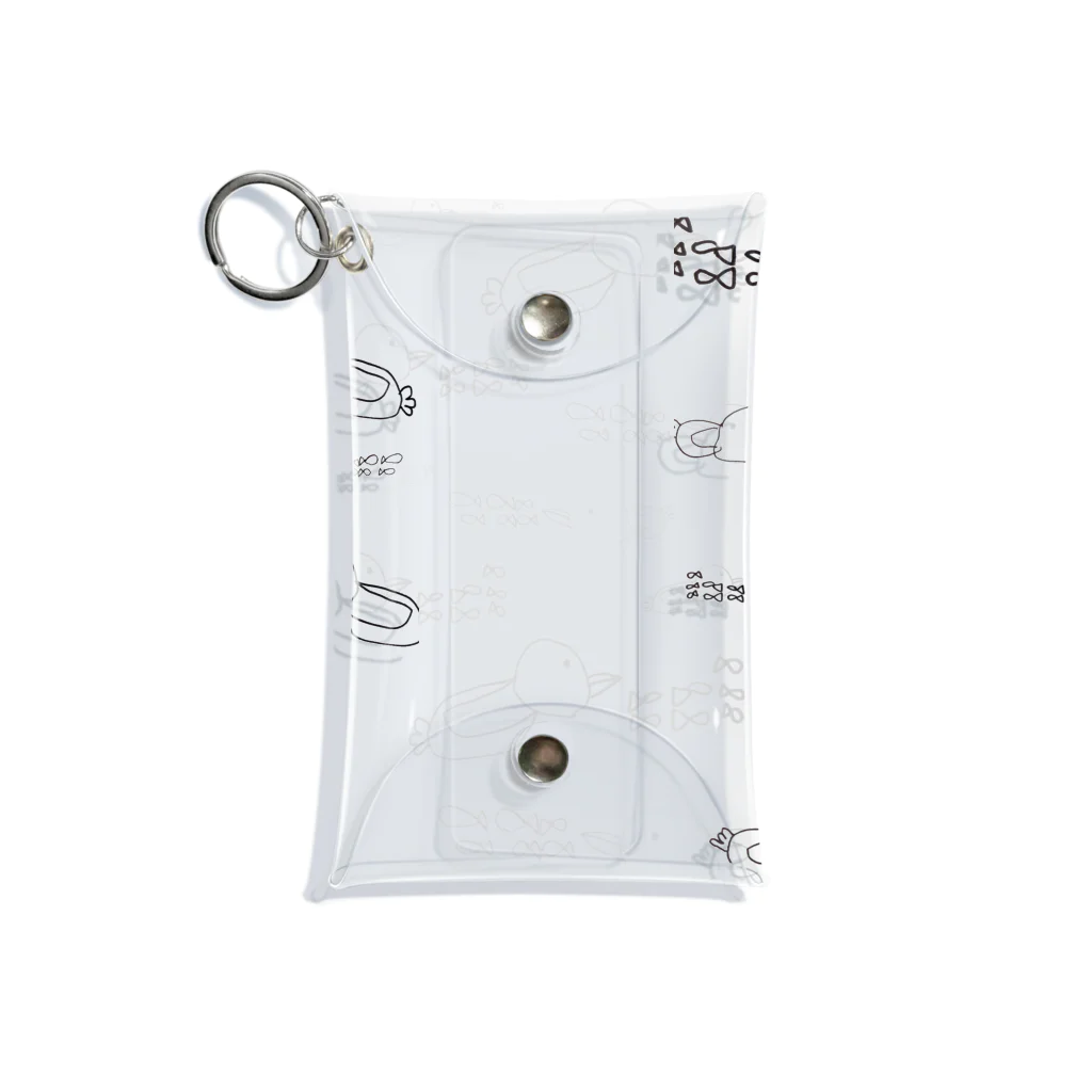 -pooh-のおいかけペンギン10 Mini Clear Multipurpose Case