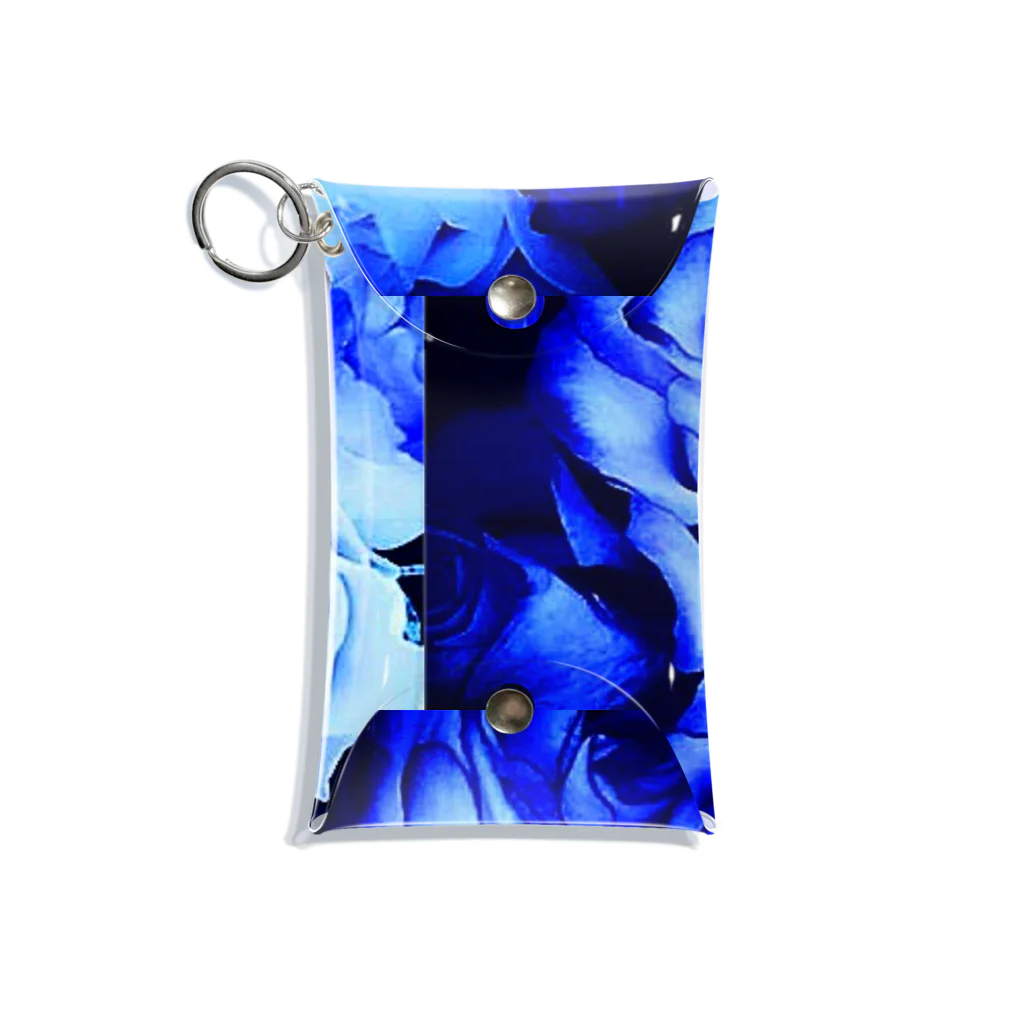 Anna’s galleryのBLUE Rose Mini Clear Multipurpose Case