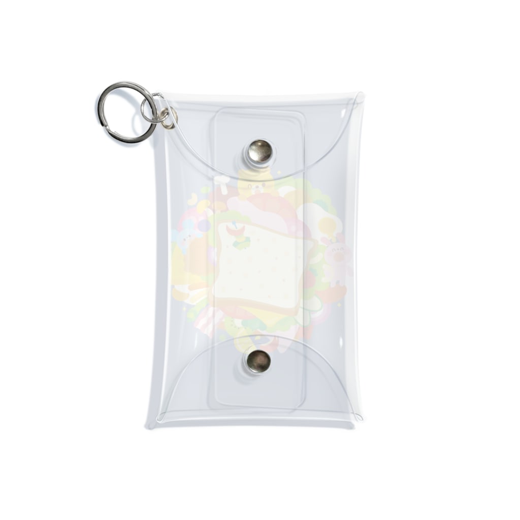 Illustrator イシグロフミカのサンドイッチ Mini Clear Multipurpose Case