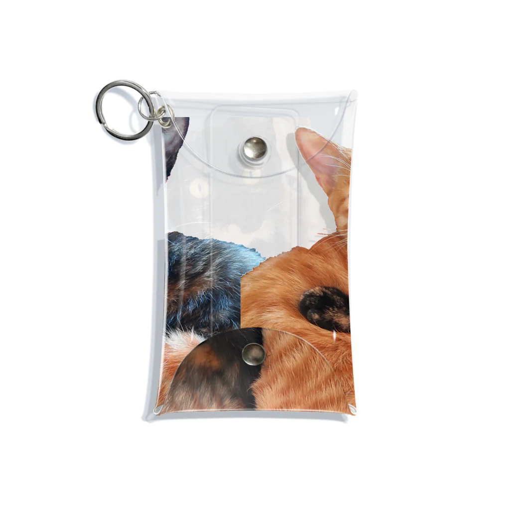 結社黒猫の猫LOVE Mini Clear Multipurpose Case