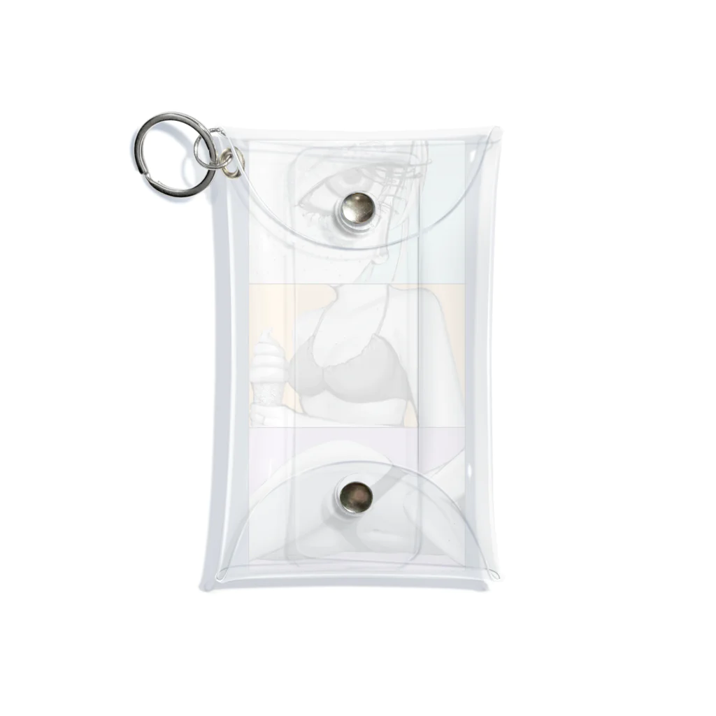 landoffooのsummerGirl Mini Clear Multipurpose Case