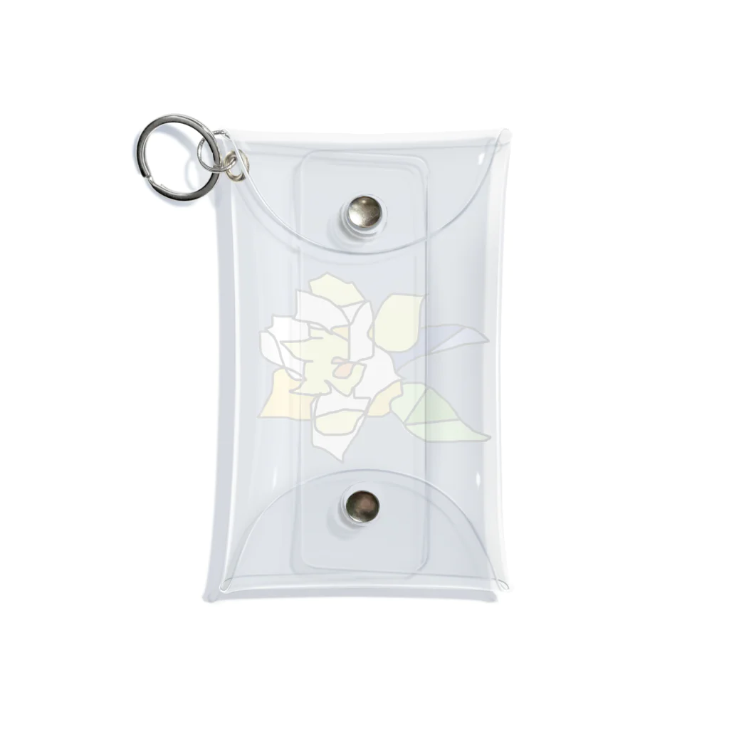 フルツの6/30 誕生花「クチナシ」 Mini Clear Multipurpose Case