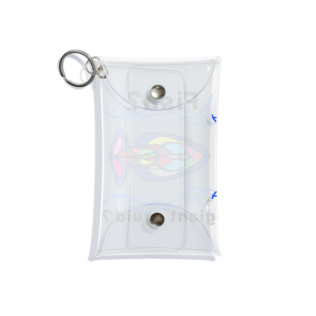 Future Starry Skyのfish?giant squid? Mini Clear Multipurpose Case