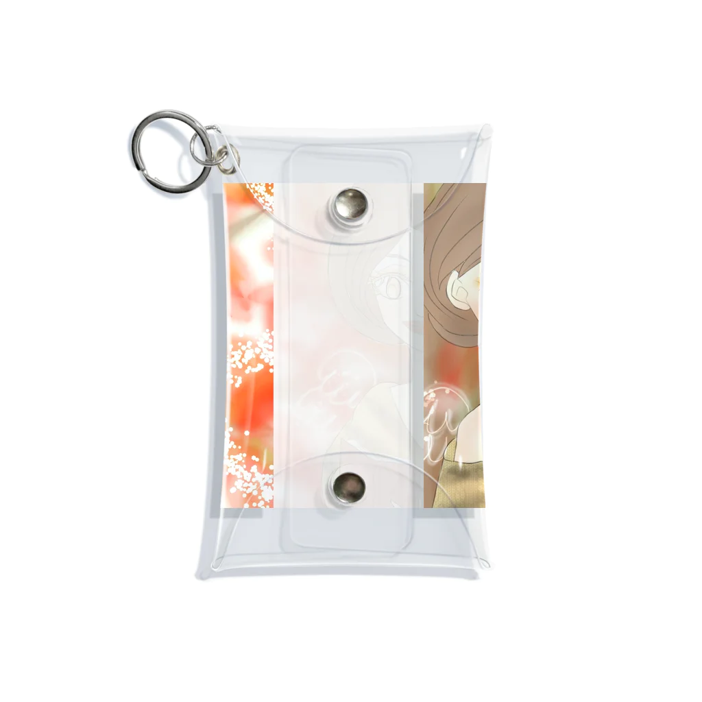 ラッキーチャームのコーヒーの妖精 Mini Clear Multipurpose Case