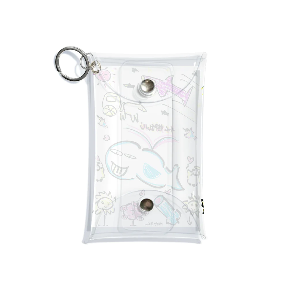 右近の御乱心ＳＨＯＰのみんなの魔法のランプグッズ Mini Clear Multipurpose Case