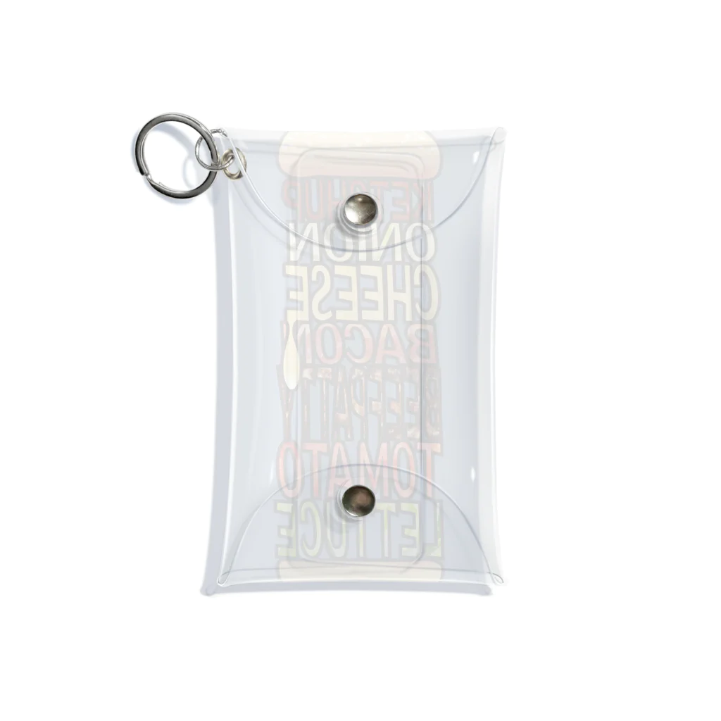 daddy-s_junkfoodsのTOWER BURGER Mini Clear Multipurpose Case