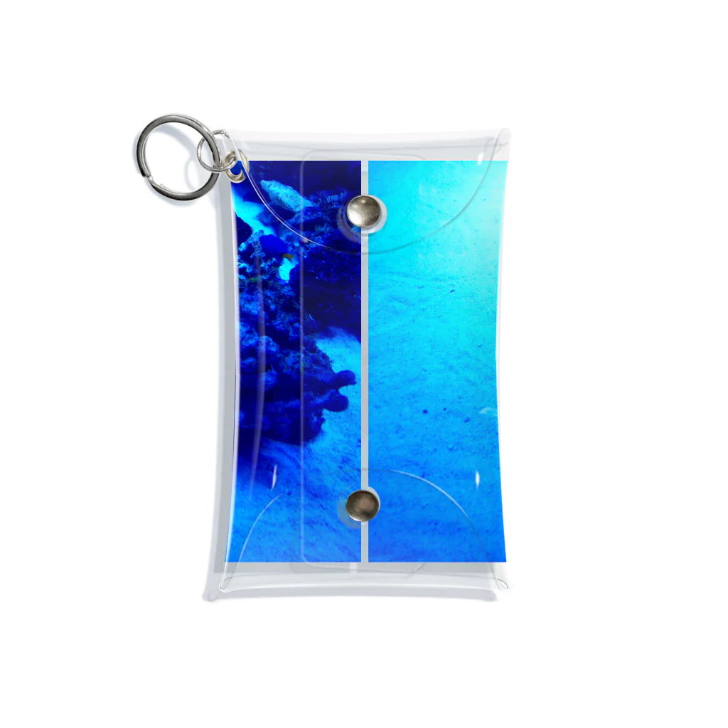 aome_no_pierrotのdeep blue Mini Clear Multipurpose Case