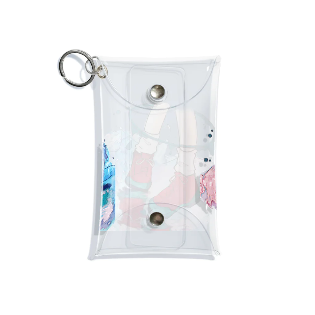 amemugi（あめむぎ）のあしかせ。 Mini Clear Multipurpose Case