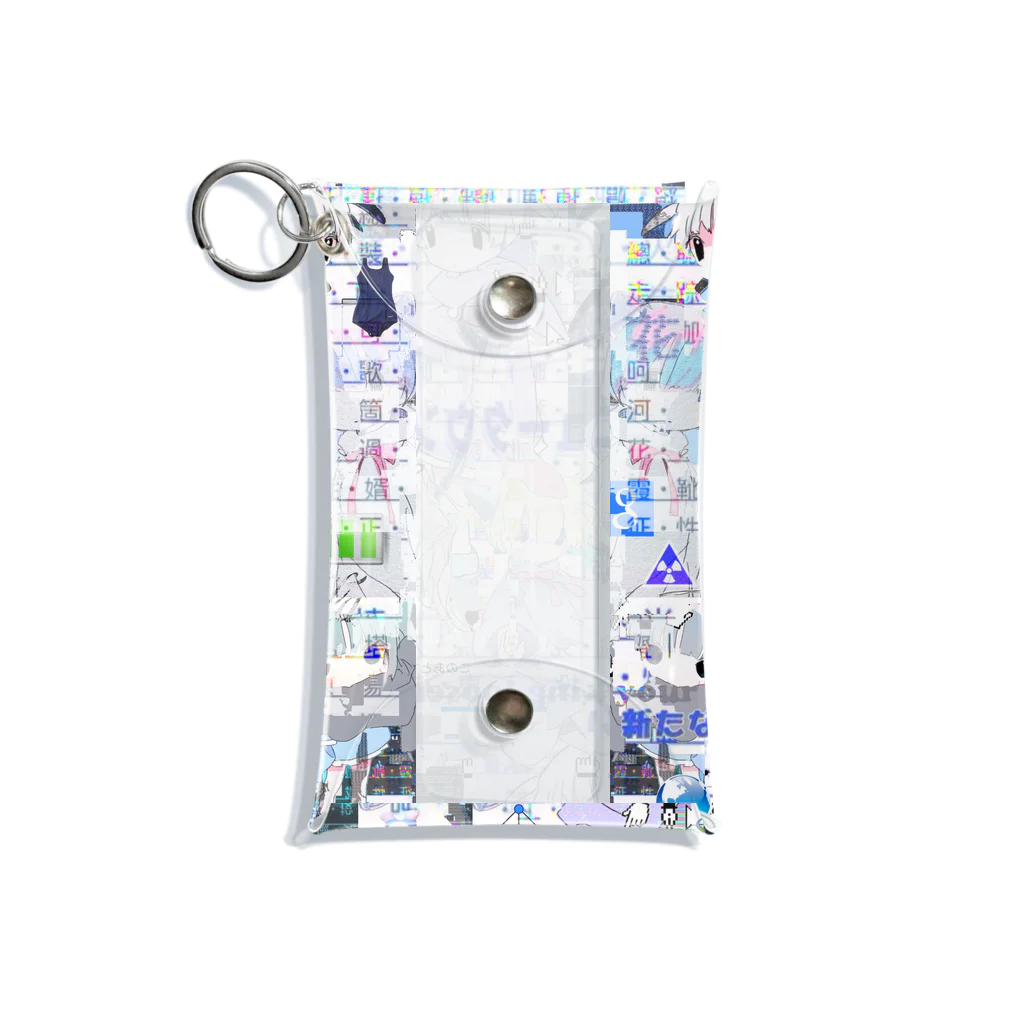 ゆーきんの絵ぐっずのあんしん×リスカちゃん Mini Clear Multipurpose Case