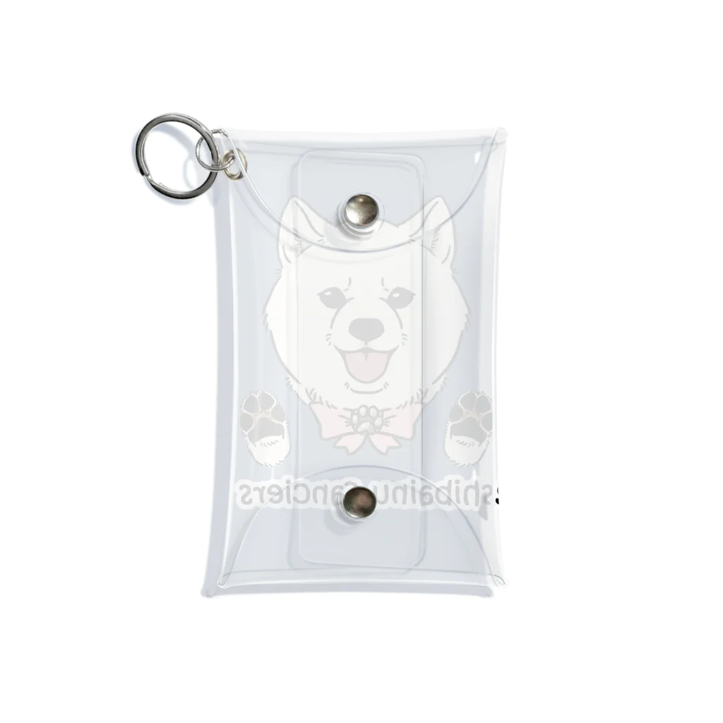 豆つぶのshiba-inu fanciers(白柴) Mini Clear Multipurpose Case