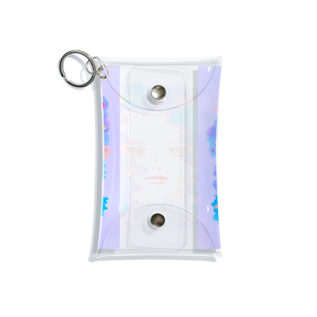 塩バターの昼下がりに夜の女神 Mini Clear Multipurpose Case