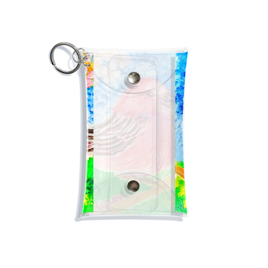 Nanahaの春スズメ Mini Clear Multipurpose Case