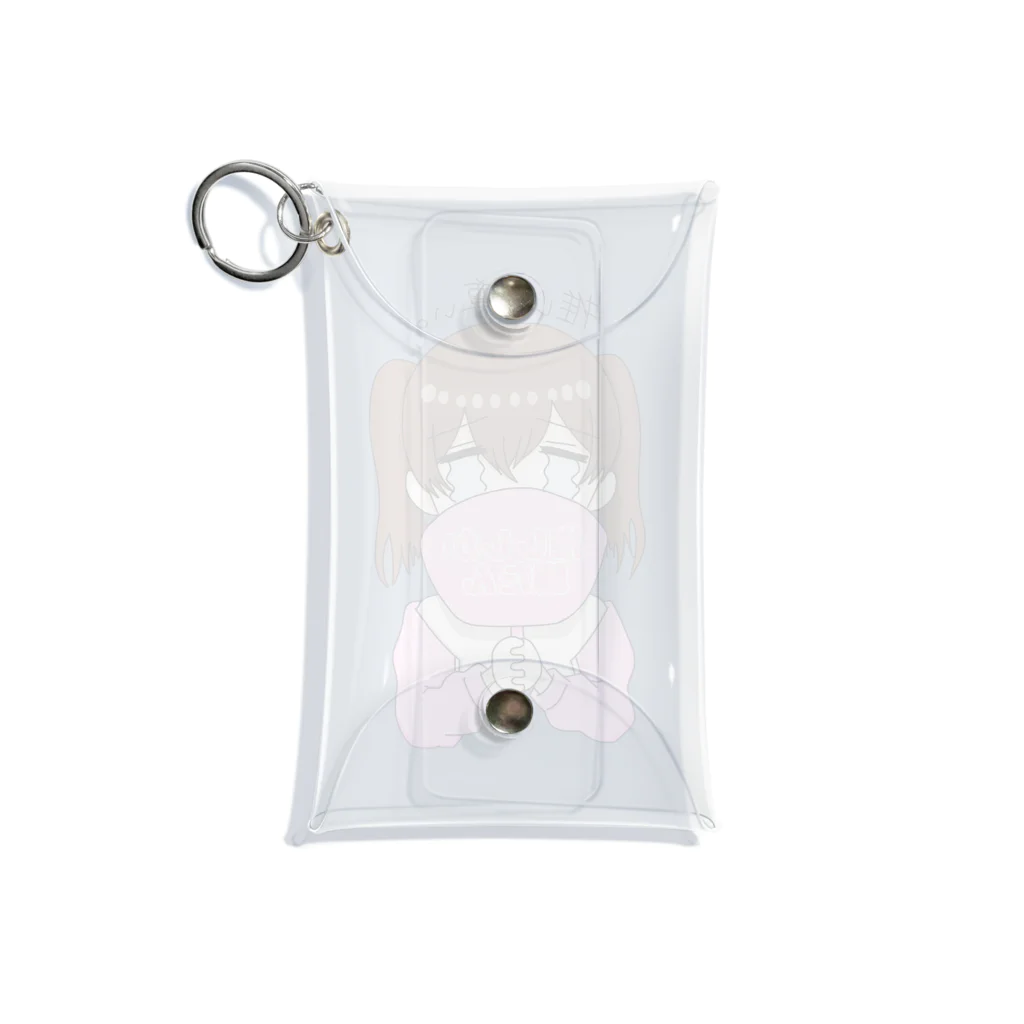 こくうの推しが尊いちゃん(桃色) Mini Clear Multipurpose Case