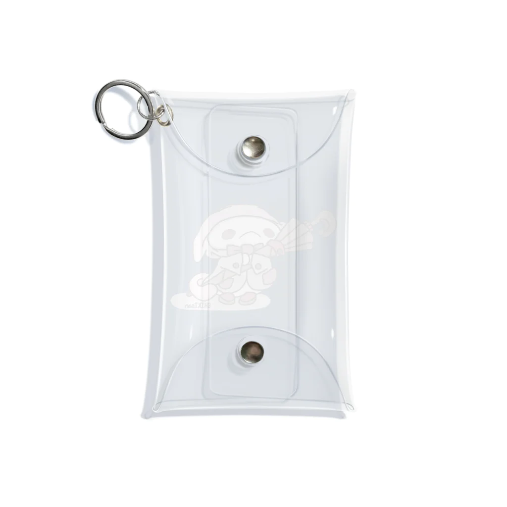 itsuto-こねこしょうしょうめんへらの「まだかなあ…？」 Mini Clear Multipurpose Case