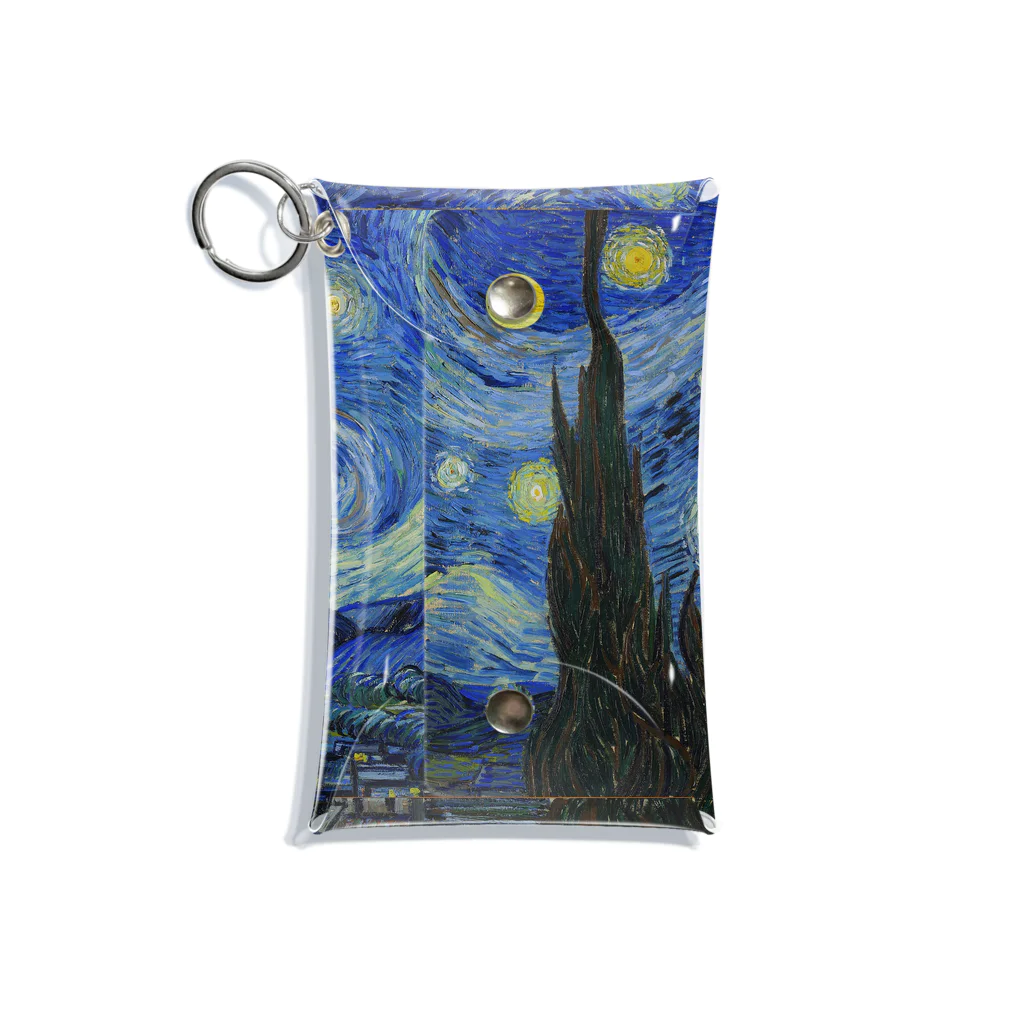 世界美術商店の星月夜 / The Starry Night Mini Clear Multipurpose Case