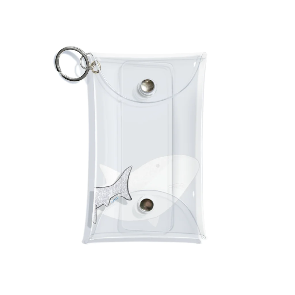 Niwawaのサメちゃん Mini Clear Multipurpose Case