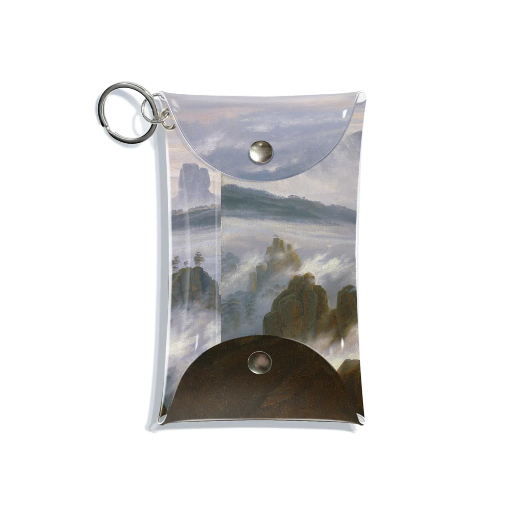 世界美術商店の雲海の上の旅人 / Wanderer above the Sea of Fog Mini Clear Multipurpose Case