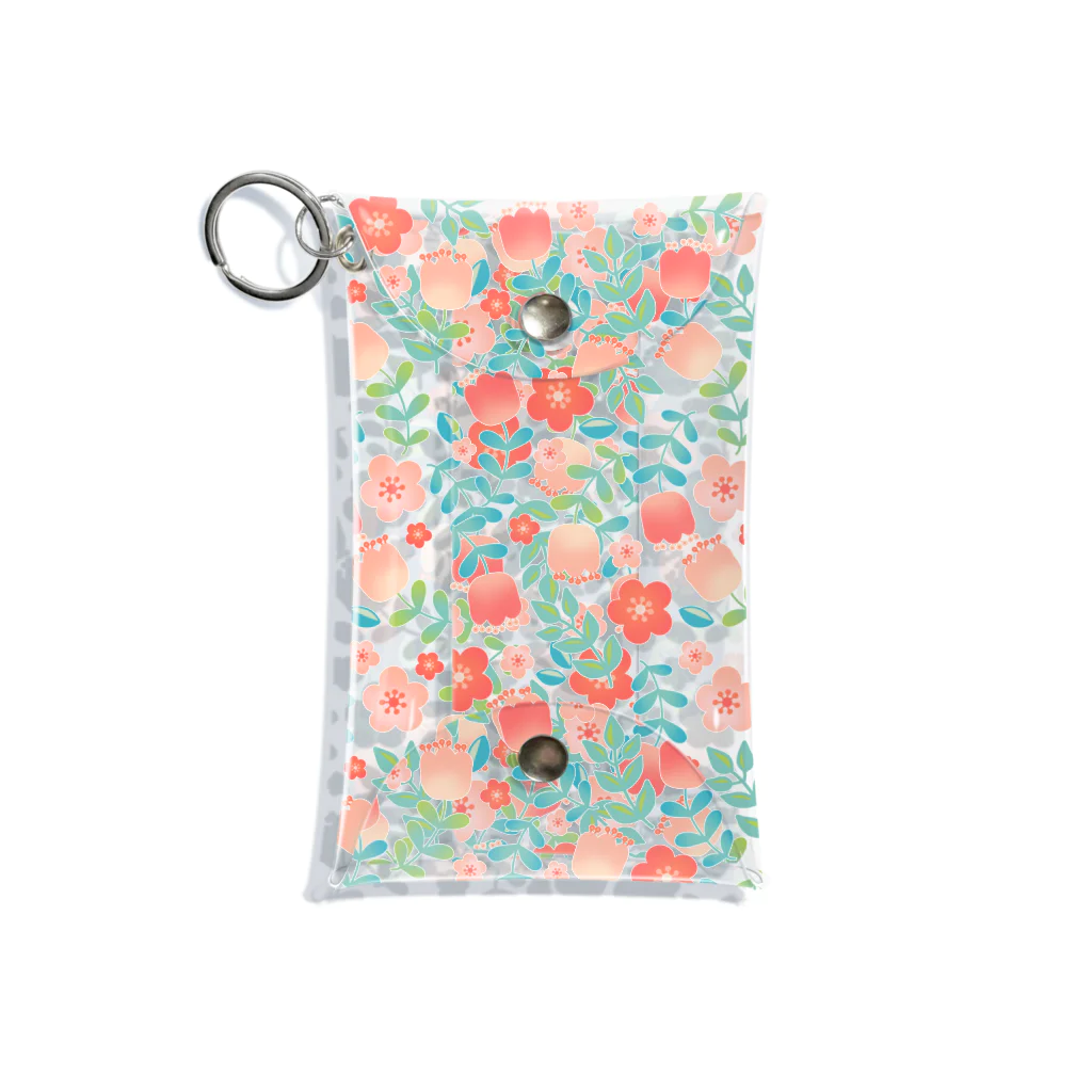 Ally Designのsweet tulips Mini Clear Multipurpose Case