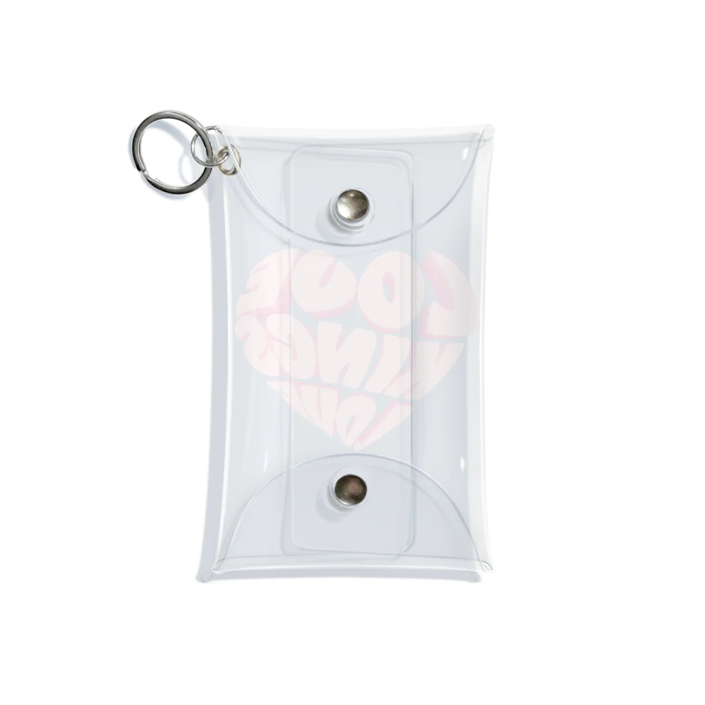 WAVY ONLINE SHOPのLOVE KINGS Mini Clear Multipurpose Case