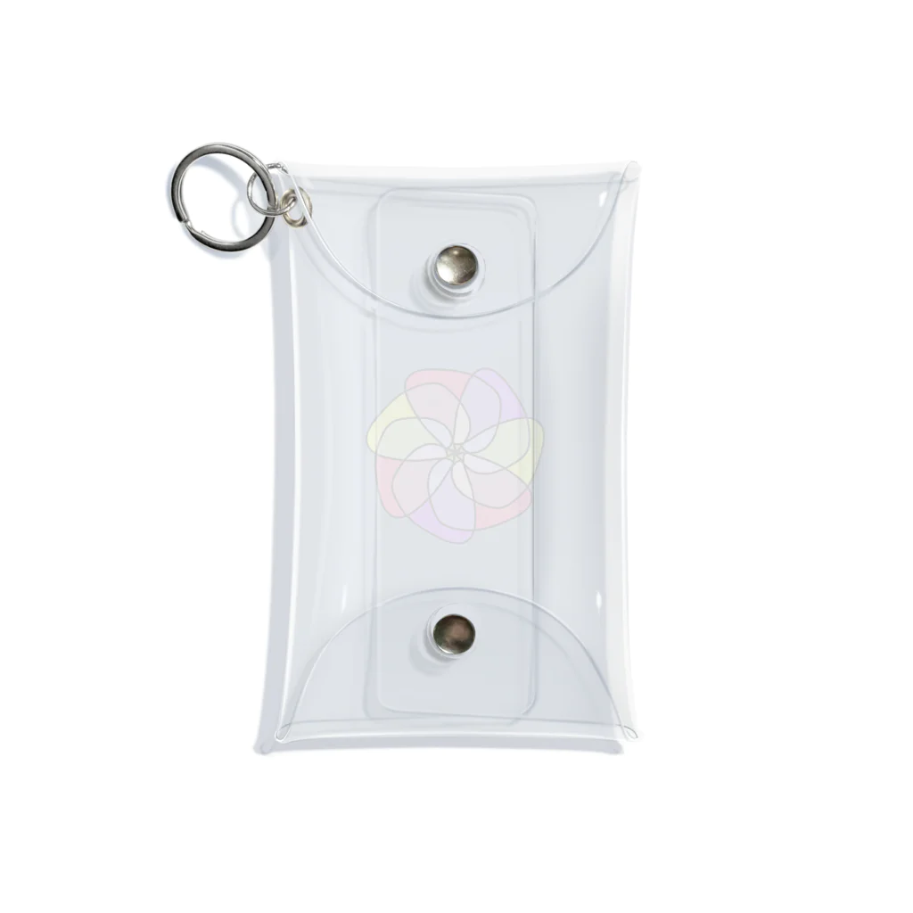 Glass Gardenのステンドグラス -Vivid Flower - Mini Clear Multipurpose Case