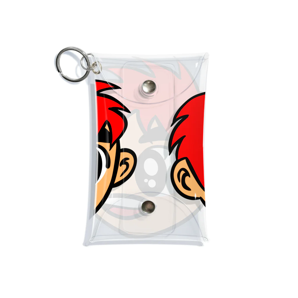 じゅうに（Jyuuni）の0007・赤い髪の少年（じゅうにブランド） Mini Clear Multipurpose Case