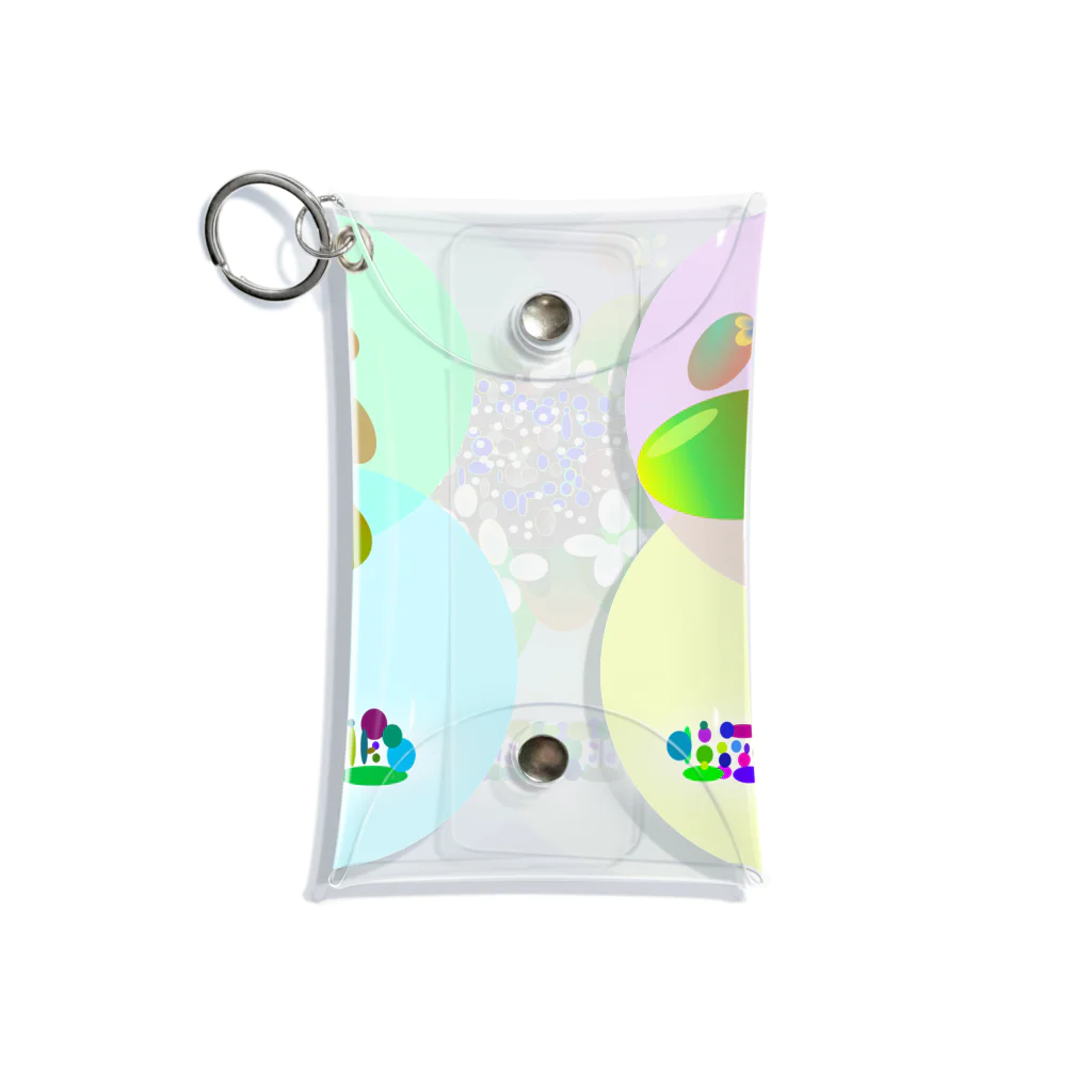 『NG （Niche・Gate）』ニッチゲート-- IN SUZURIの〇絵『額紫陽花h.t.』 Mini Clear Multipurpose Case