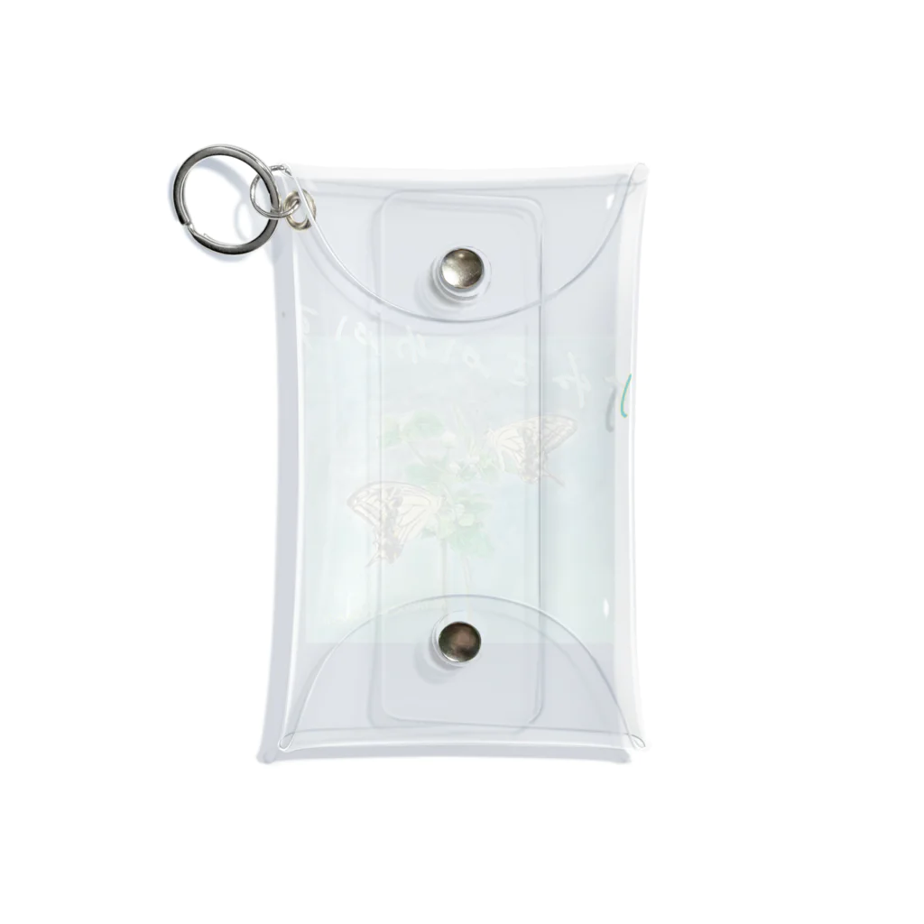 kitaooji shop SUZURI店のはねをかわかす Mini Clear Multipurpose Case