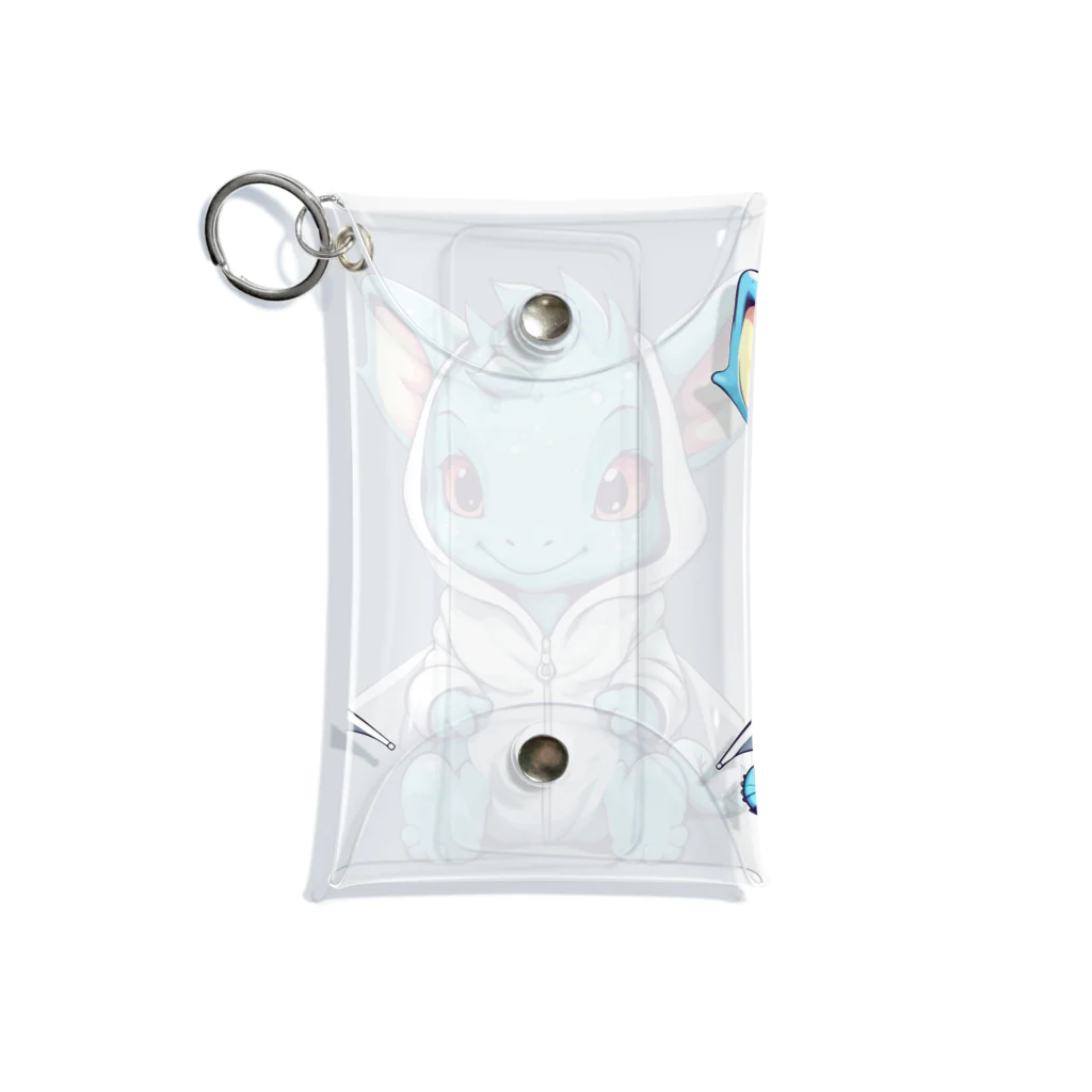 Vasetti_pressのパーカーを着ているドラゴン Mini Clear Multipurpose Case