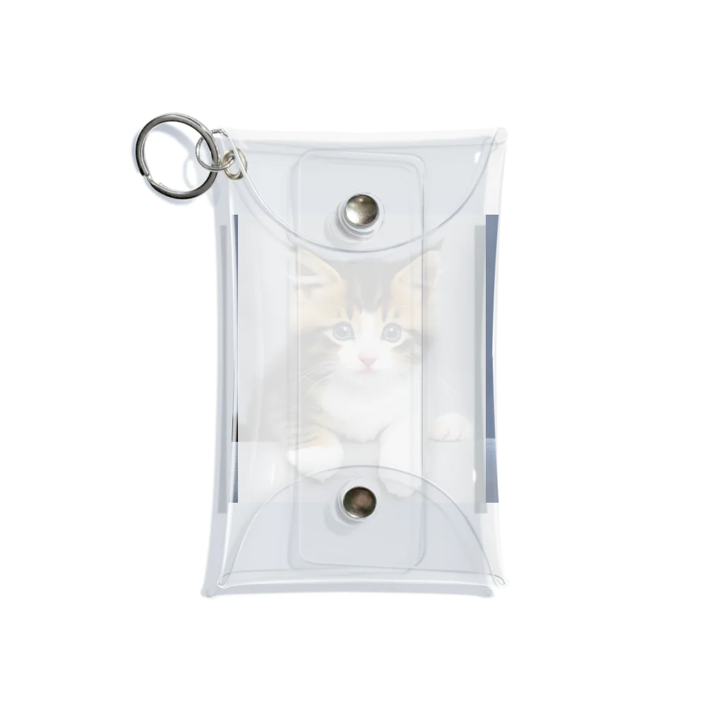 きじねこ屋のねこ ぐっず 3 Mini Clear Multipurpose Case