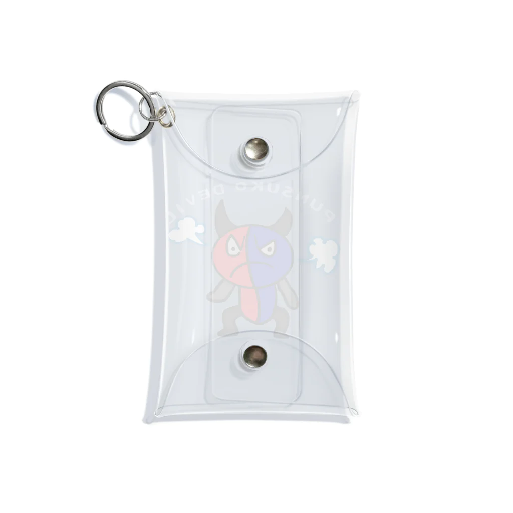 ハナミヅク商店のプンスコデビル Mini Clear Multipurpose Case