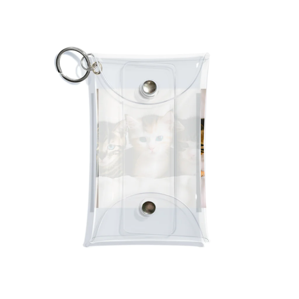 クロネコ宅急便の3匹の子猫の魔法で毎日が特別な日に Mini Clear Multipurpose Case