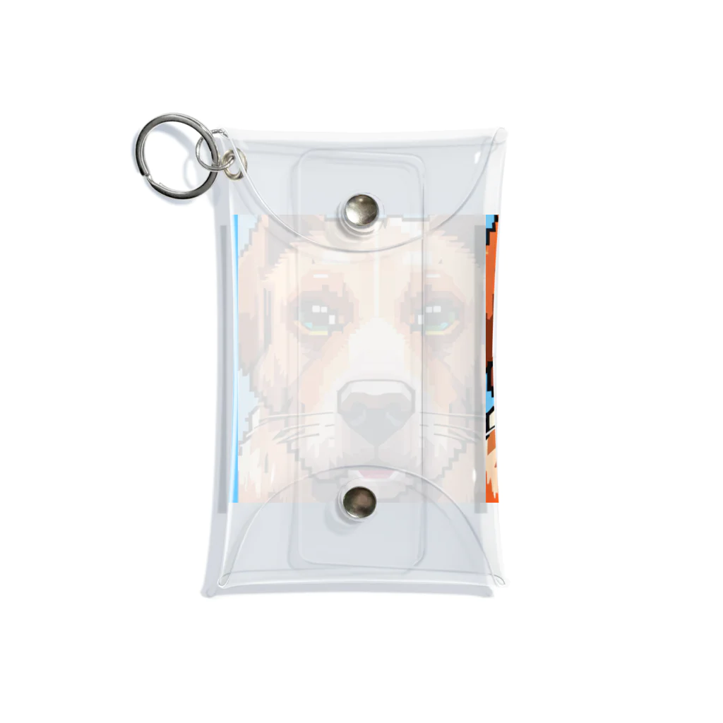 getprizeのドット絵の犬 Mini Clear Multipurpose Case