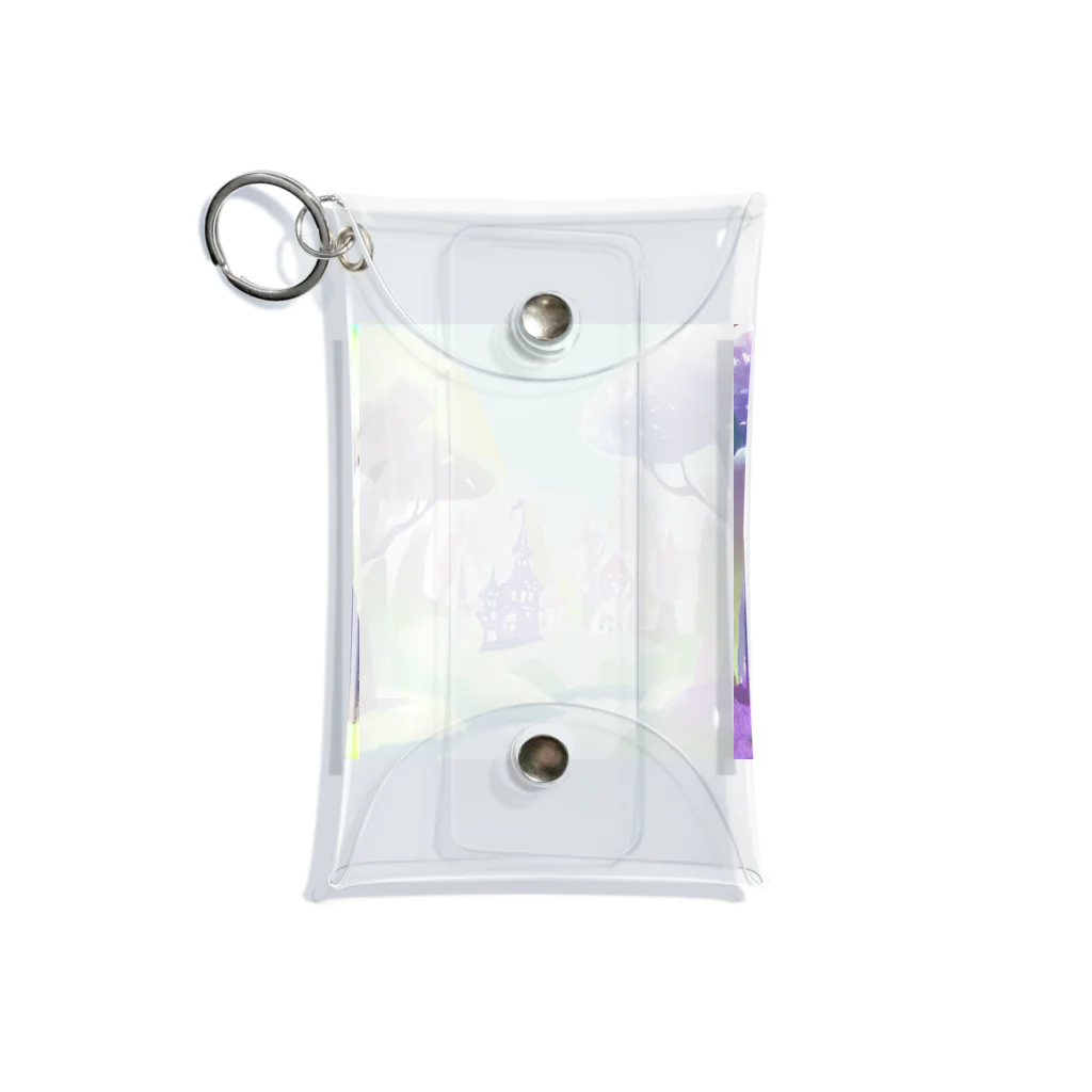 dxwtcrs94zの森のイラストグッズ Mini Clear Multipurpose Case